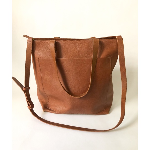Madewell Zip-Top Medium Transport Leather Tote - Picture 8 of 10